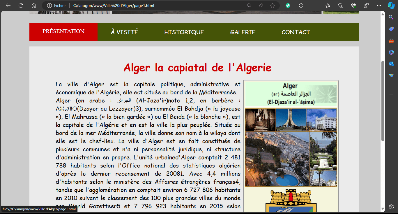 Capture du projet 2