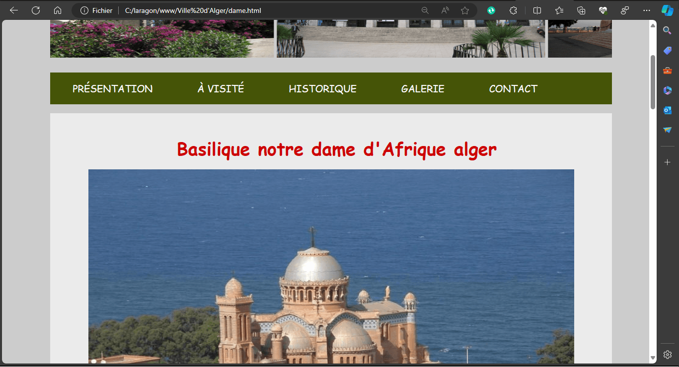 Capture du projet 6