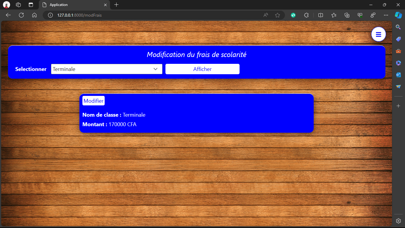 Capture du projet 12