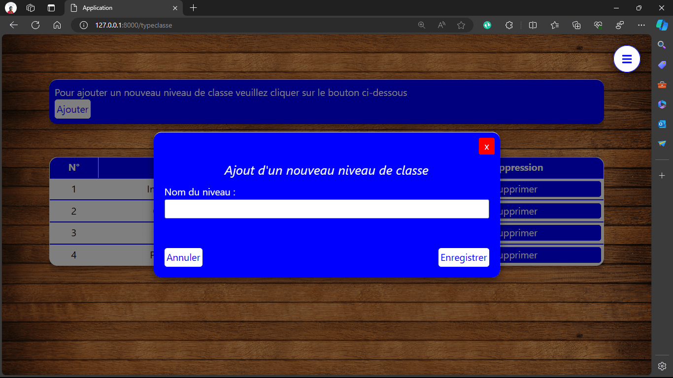 Capture du projet 3
