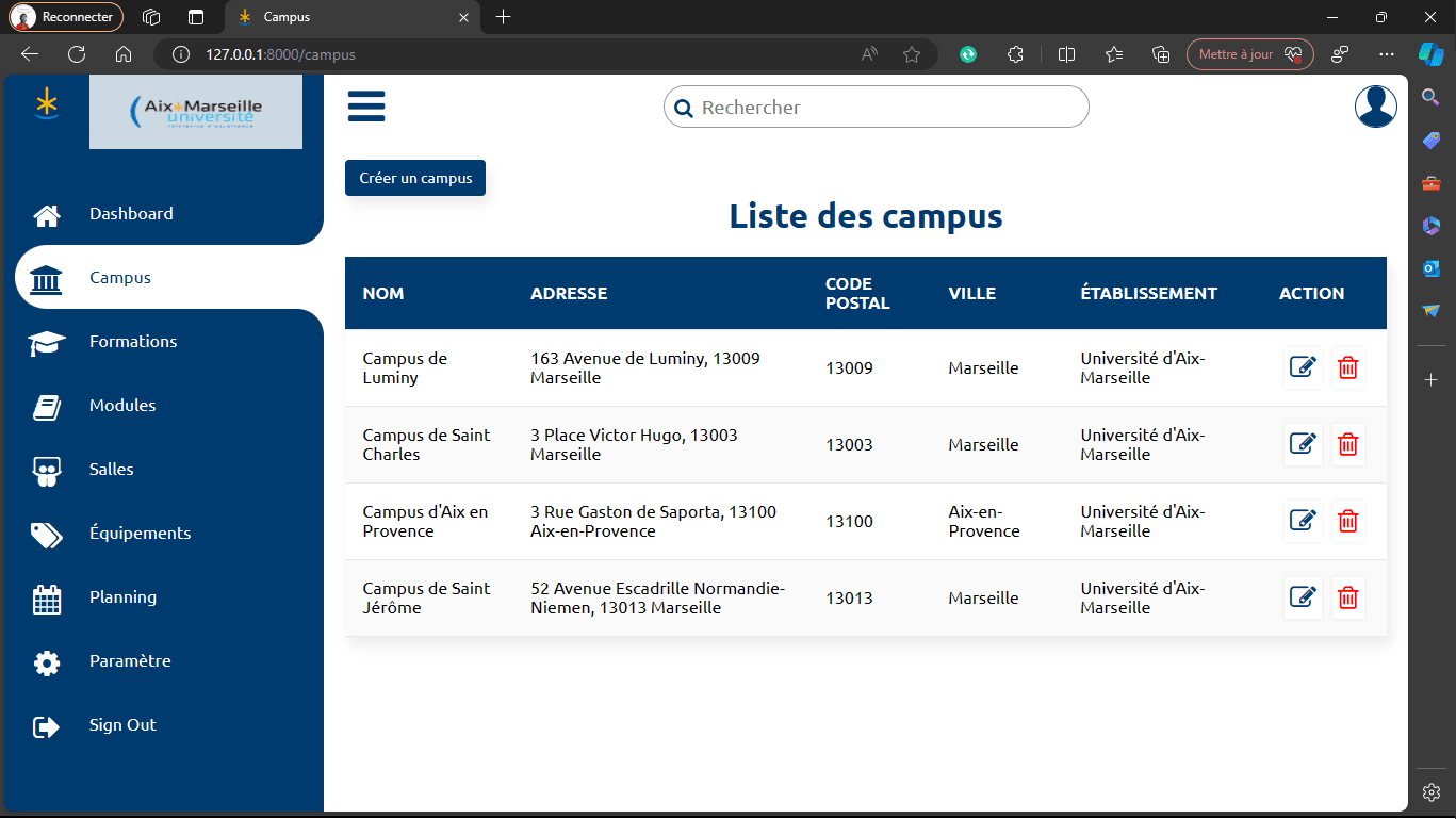 Capture du projet 2