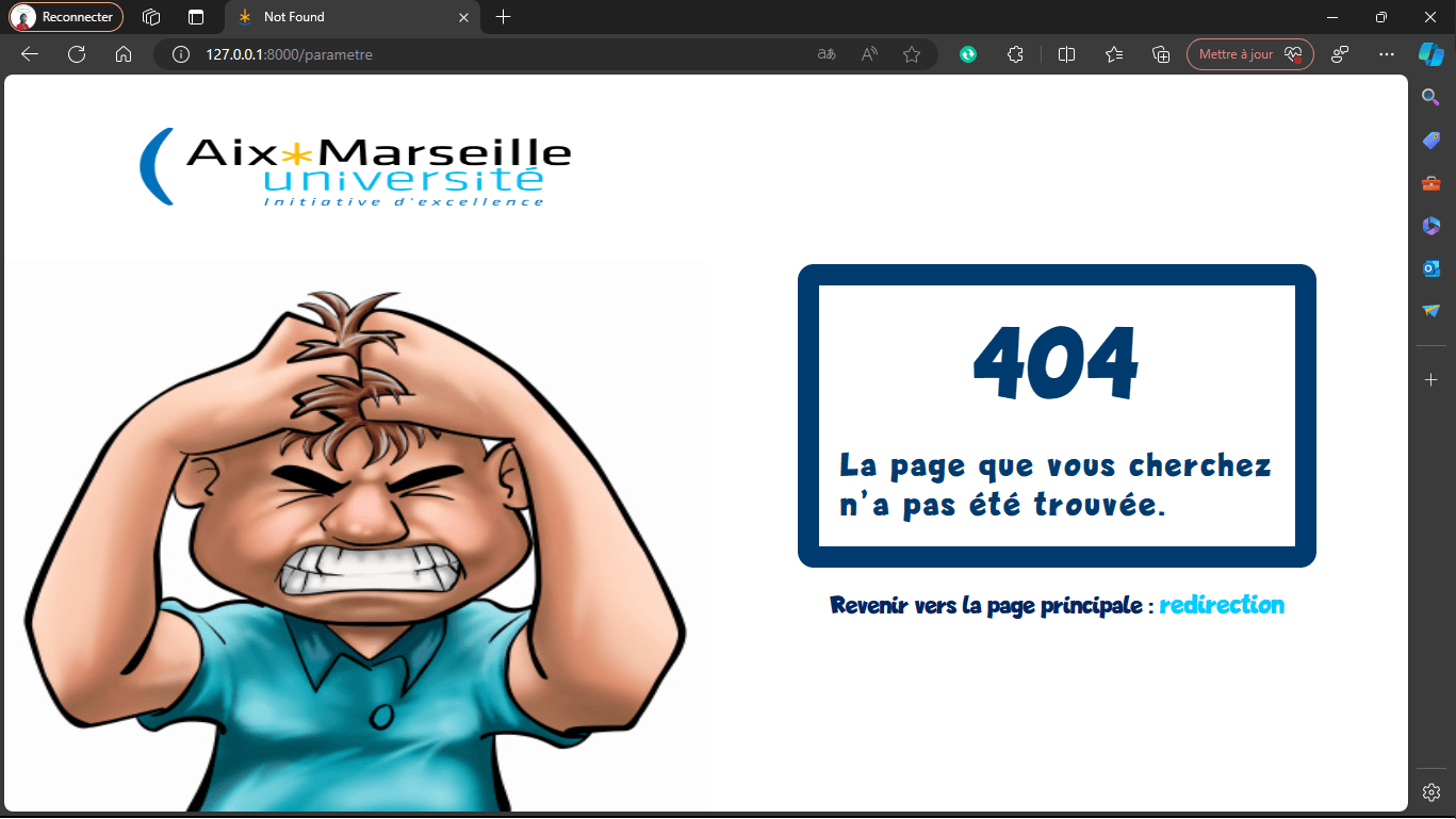 Capture du projet 8
